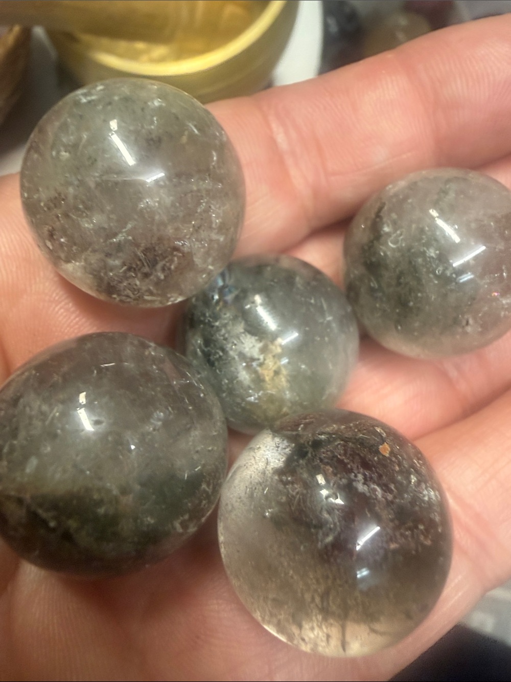 Garden quarts marbles